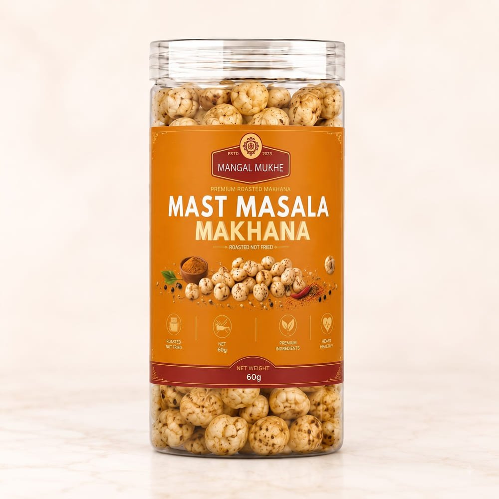 Mast Masala Makhana — 60g jar, front of pack